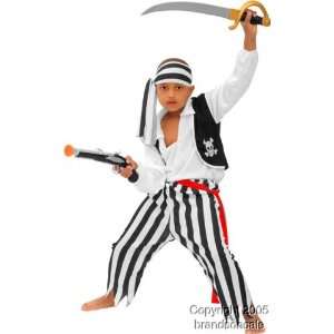  Kids Pirate Boy Costume (SizeMedium 8 10) Toys & Games