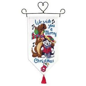  Dimensions Banners Christmas Paws Cntd X Stitch Kit
