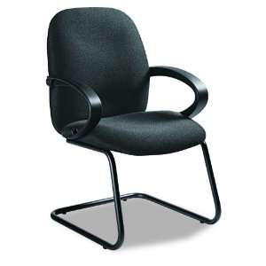   Management Series Side Arm Chair, Gray Fabric: Office Products