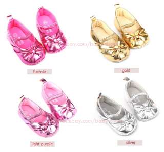   Newborn Reborn Baby Girls Ballet Soft Sole Shoes Size 0 6 Months