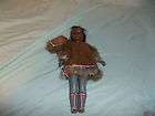 Vintage Hollow Hard Plastic African Native Tribal Doll Set items in 