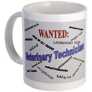  Wanted Veterinary Technician Pets Mug by  