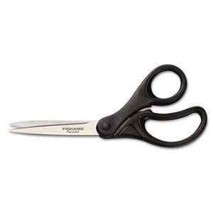  Recycled Scissors, 8 in. Length, Bent Handle, Black Electronics