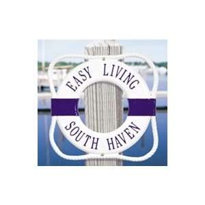   : Whitehall Life Ring Standard Wall Plaque Two Lines: Home & Kitchen