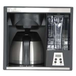 Built in Coffee Maker, Hanging Coffee Maker, 10 Cup. Stainless / Black 
