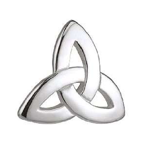  Sterling Silver Trinity Knot Tie Tack: Jewelry