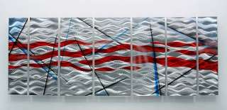 Jon Allen Fine Crafted Modern Metal Abstract Wall Art Painting decor 