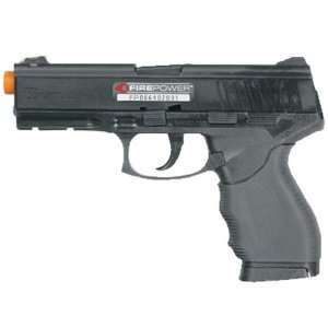  Firepower Interrogator Spring Pistol, Black. Sports 