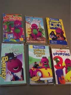 Barney Dino VHS Video LOT of 30, very good condition  