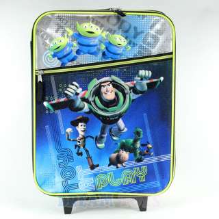   Toys Story Kids Black Luggage Suitcase   Woody Buzz Travel Roller Bag