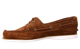 Timberland Mens Shoes 42573 Classic 2 Eye Boat Brown Suede  