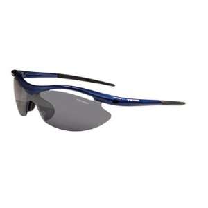 Tifosi Slip Sunglasses   Metallic Blue   Clear/Brown/Yellow/AC Red   T 