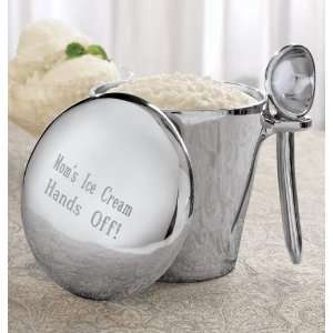  Personalized Pint Ice Cream Holder: Home & Kitchen