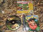 CYBER TIGER WOODS GOLD PS1 PS 1 PLAYSTATION NR MINT