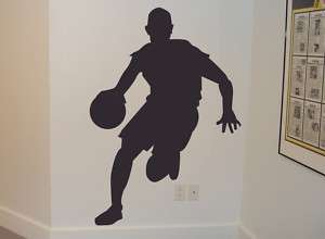 Basketball Player Removable Vinyl Wall Art Decal  