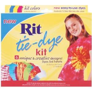  Rit Tie Dye Kit Red, Blue, Yellow   637701 Patio, Lawn 