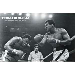  MOHAMMAD ALI POSTER THRILLA IN MANILLA 24 X 36 #1257 