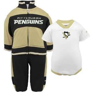   Pittsburgh Penguins Infant Three Piece Warm Up Suit: Sports & Outdoors