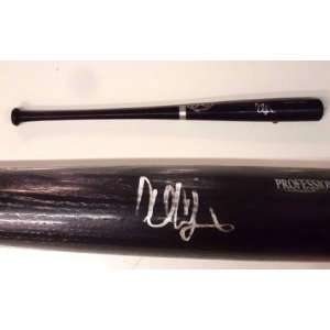 Carl Crawford Signed Bat Boston Red Sox Big Stick Coa:  