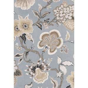  Hot House Flowers Mineral by F Schumacher Fabric: Arts 