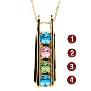  10kt White Gold Teardrop Necklace: Jewelry