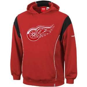  Detroit Red Wings Reebok NHL Clutch Hooded Sweatshirt 