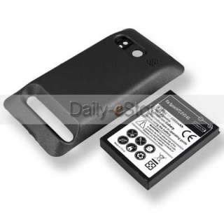 2X 3500mAh Extended Battery+Back Cover+AC Wall Charger for Sprint HTC 