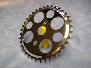 CHROME LUCKY 7 SPROCKET 36t LOW RIDER BICYCLE BIKE  