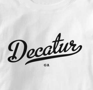 Decatur Georgia GA METRO WHITE Hometown Souv T Shirt XL  
