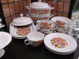 serving plates 5 soup bowls 4 side plates and 3 shallow soup bowls 
