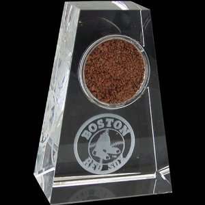  Tapered Crystal with Red Sox Logo and Fenway Game Dirt 