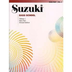  Alfred Suzuki Bass School Volume 1 (Book) Musical 