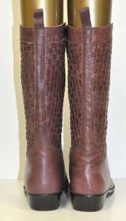 Farylrobin ROCKER Bordo Leather Cow Boy Boots Woman 5.5  