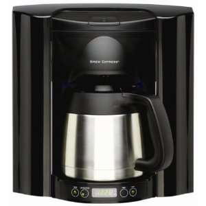  Brew Express Black 10 Cup Built in Coffee System 