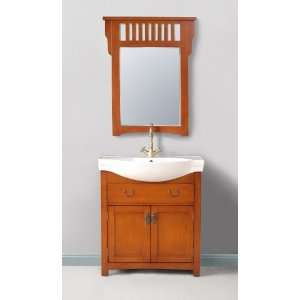  32 single vanity with porcelain sink: Home Improvement