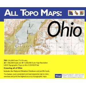    iGage All Topo Maps Ohio Map CD ROM (Windows): GPS & Navigation