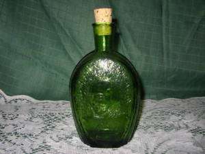 Wheaton Benjamin Franklin Glass House 1888 Green Bottle  