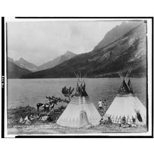  Blackfeet Indians, Glacier National Park,Montana 1912 