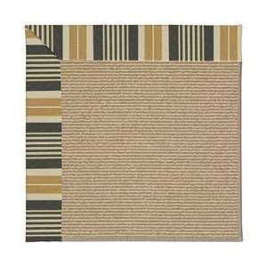  Capel Zoe Sisal 1995 Black Stripe Rectangle   1 6 x 1 6 