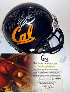 Marshawn Lynch Signed Auto Cal State Berkeley NCAA Mini Helmet  