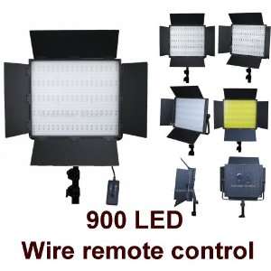  Pro Photography Photo 900 Led Light with Wired Remote Dimmer Control 