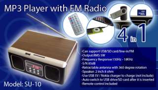 Mini Boombox  player Porable Speaker FM/SD/USB ​SU10  