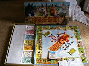 Horse Opoly Property Trading Game 2004 2   6 Players  