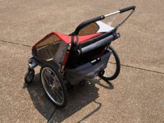 Chariot Cougar 2 double stroller bike trailer  