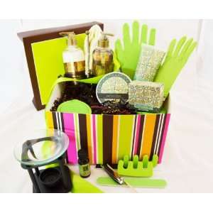Spa Ooh & Aah Gift Basket Box   Send the Grocery & Gourmet Food
