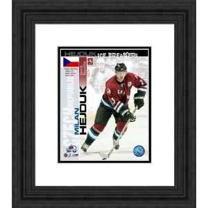  Framed Milan Hejduk Colorado Avalanche Photograph Sports 