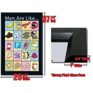    Framed Men Are Like Funny Chart Poster FrPp31354 A