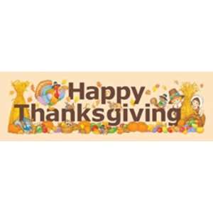  BANNER HAPPY THANKSGIVING 45 X 12 Toys & Games