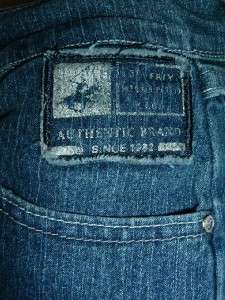 BEVERLY HILLS POLO CLUB Huge POLO PONY Capri Jeans S/M  