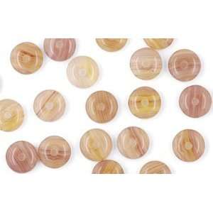  6mm Rondelle Beads   Czech Glass   HurriCane Chick Pea 